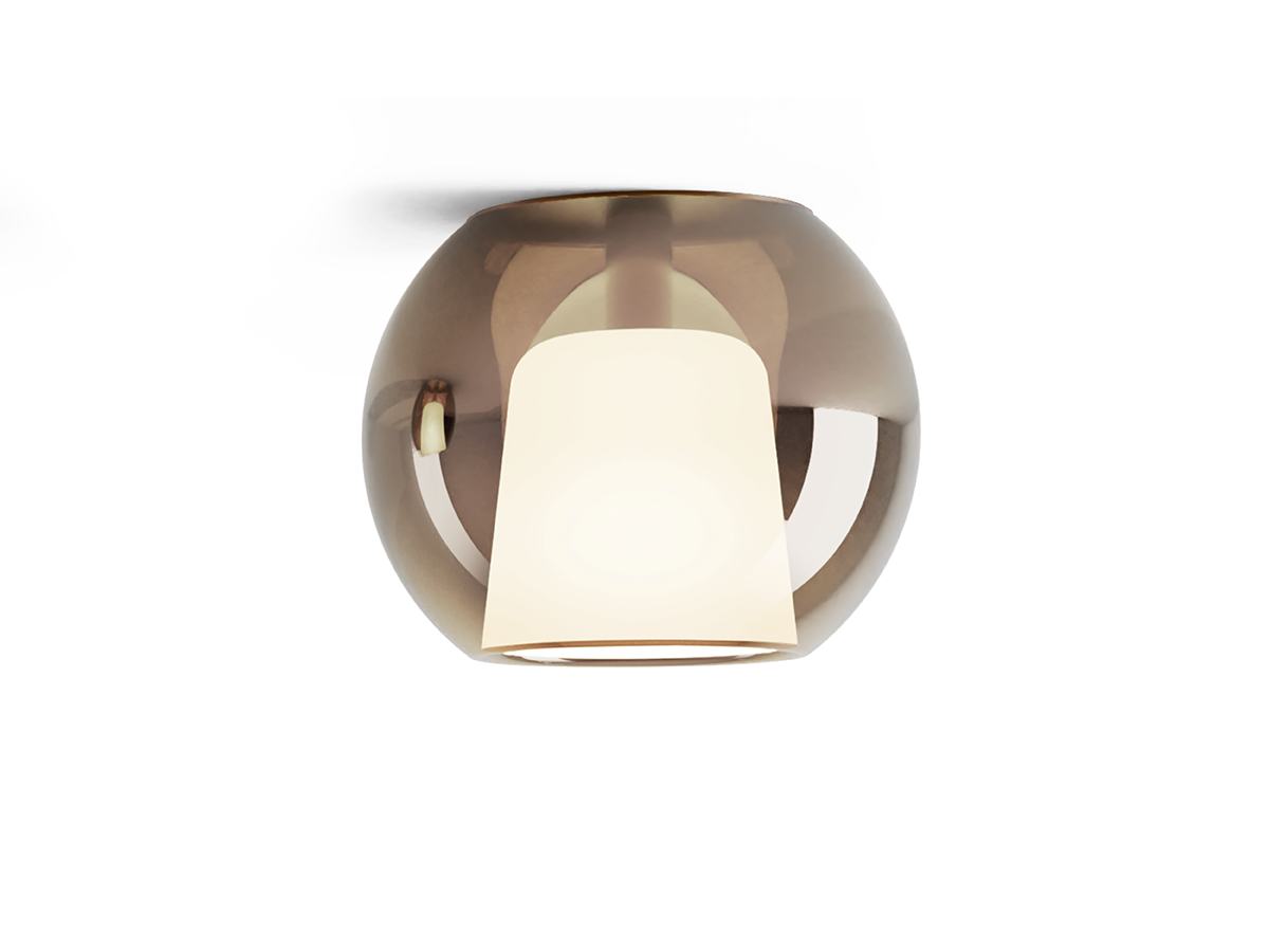 Penta Light Glo Ceiling Light Large Rose Gold