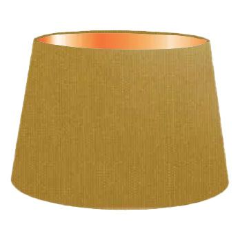 Gold Cotton French Drum Lampshade