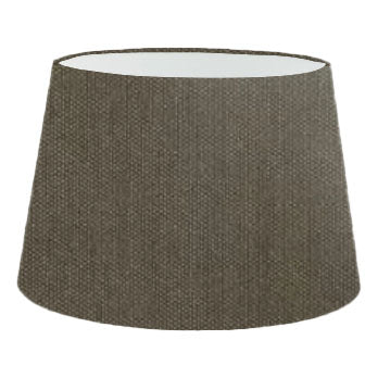 Abat-jour cylindrique français en coton graphite