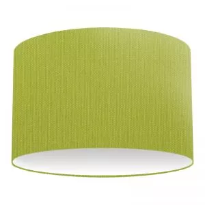 Abat-jour cylindrique en coton vert