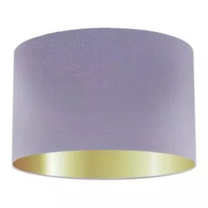 Abat-jour tambour en soie Iris