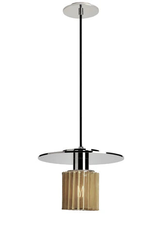 DCW Editions In The Sun Pendant 270 Silver Base and gold Shade