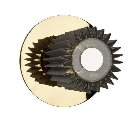 DCW Editions In The Sun Wall Light 190 Gold Base and Silver Shade