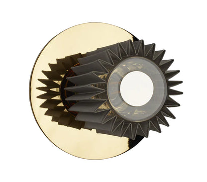 DCW Editions In The Sun Wall Light 190 Gold Base and Silver Shade