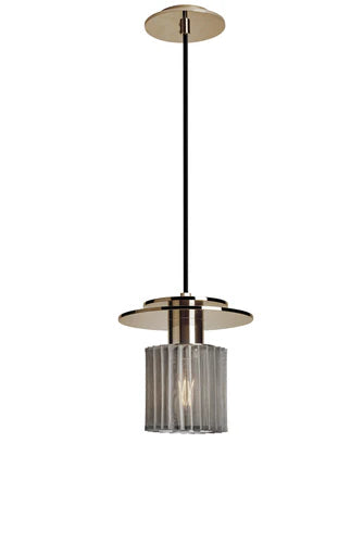 DCW Editions In The Sun Pendant 190 Gold Base and silver Shade