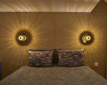DCW Editions In The Sun Wall Light 380 beside Bed