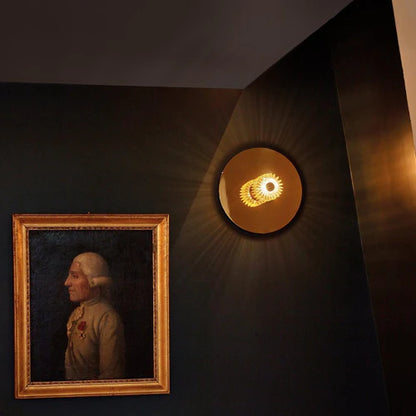 DCW Editions In The Sun Wall Light 380 Next to art work