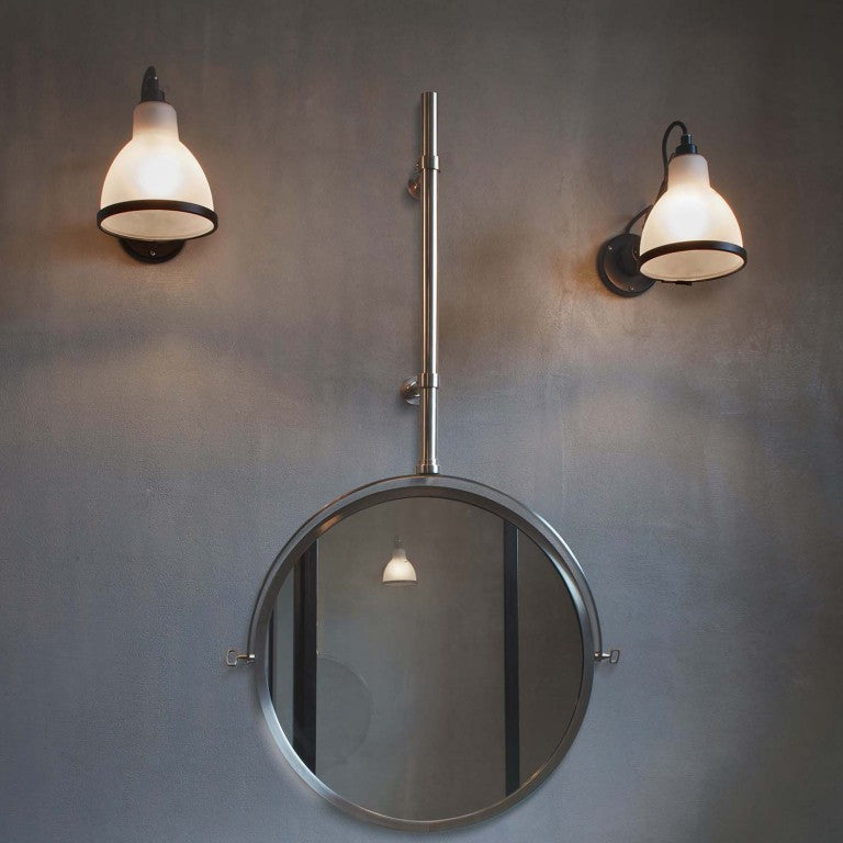 DCW Editions Lampe Gras No.304 bathroom in Polycarbonate over wall mirror