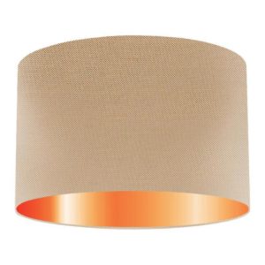 Mink Silk Drum Lampshade