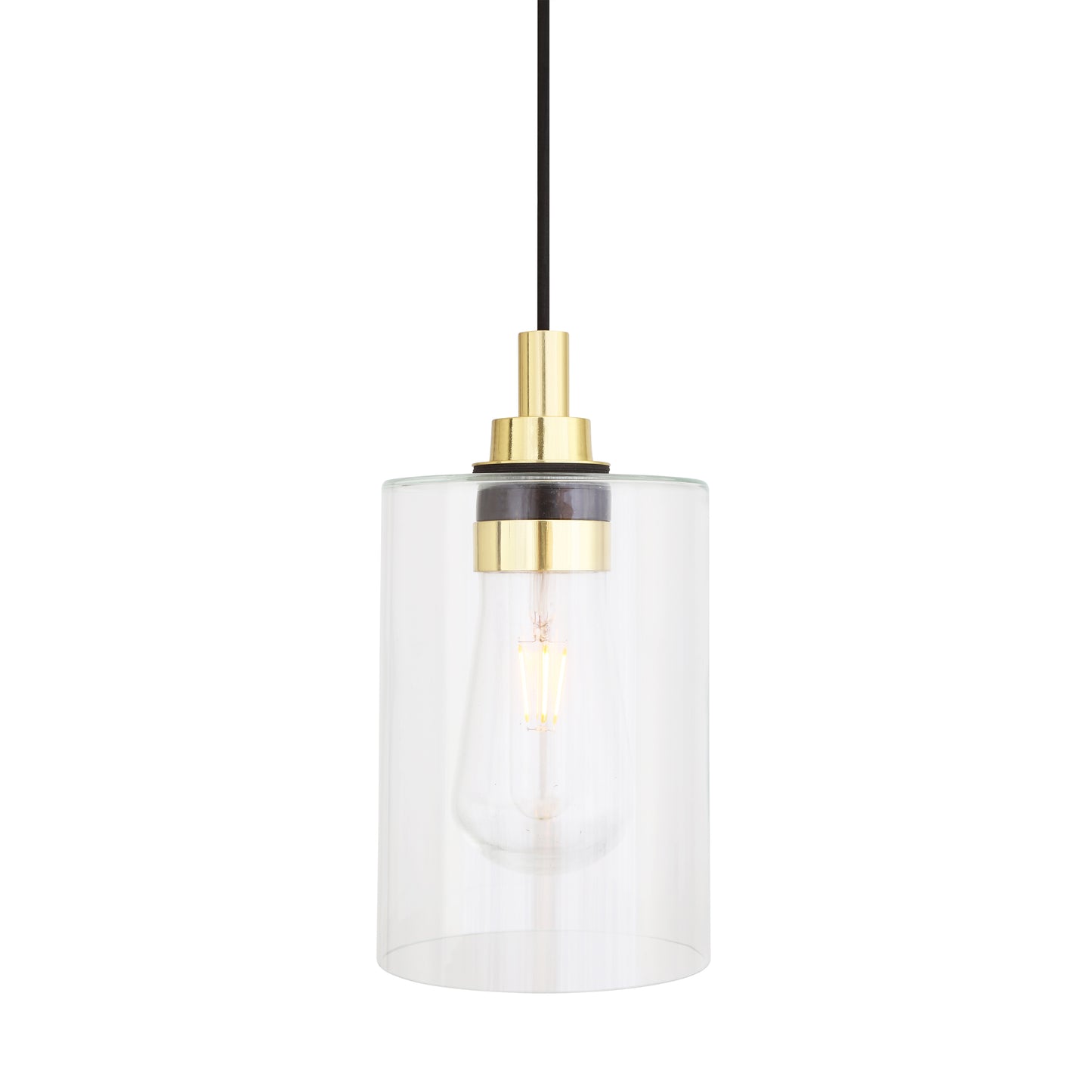 Suspension moderne en verre Calder IP65