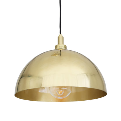 Suspension Hydra en laiton avec dôme IP65