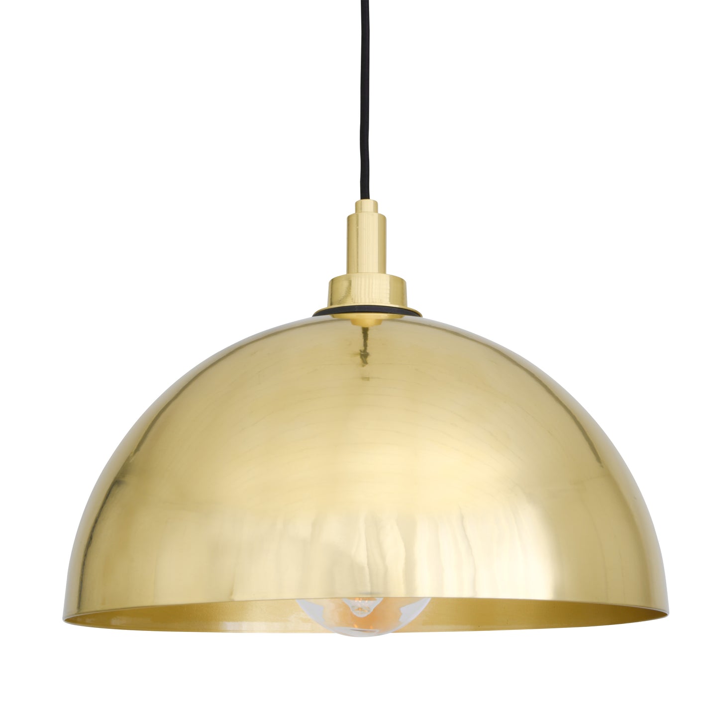 Suspension Hydra en laiton avec dôme IP65