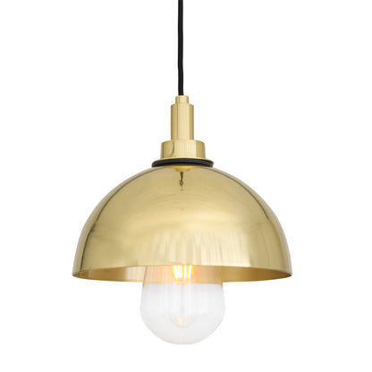 Suspension Hydra en laiton avec dôme IP65