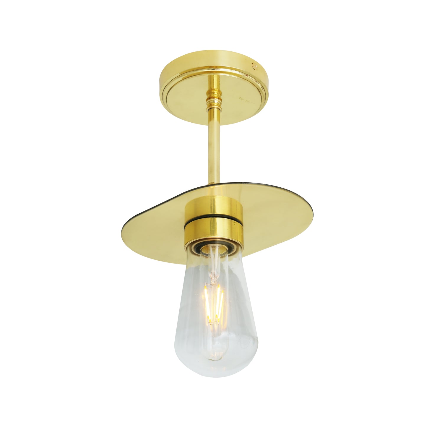 Plafonnier en laiton Kwaga IP65