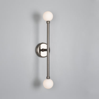 Monto Double Globe Slim Bathroom Wall Light 61cm IP44