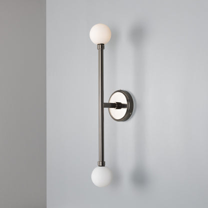 Monto Double Globe Slim Bathroom Wall Light 61cm IP44