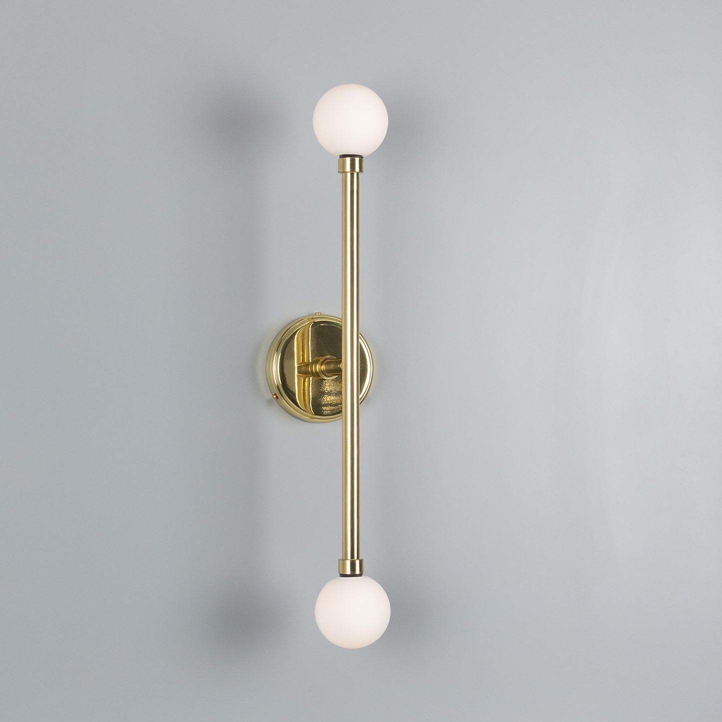 Monto Double Globe Slim Bathroom Wall Light 61cm IP44
