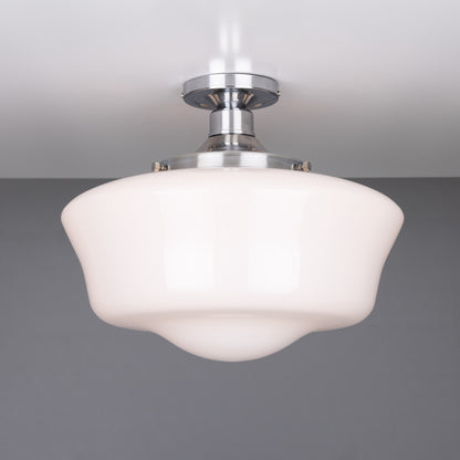 Schoolhouse Traditional Flush Ceiling Light 35cm