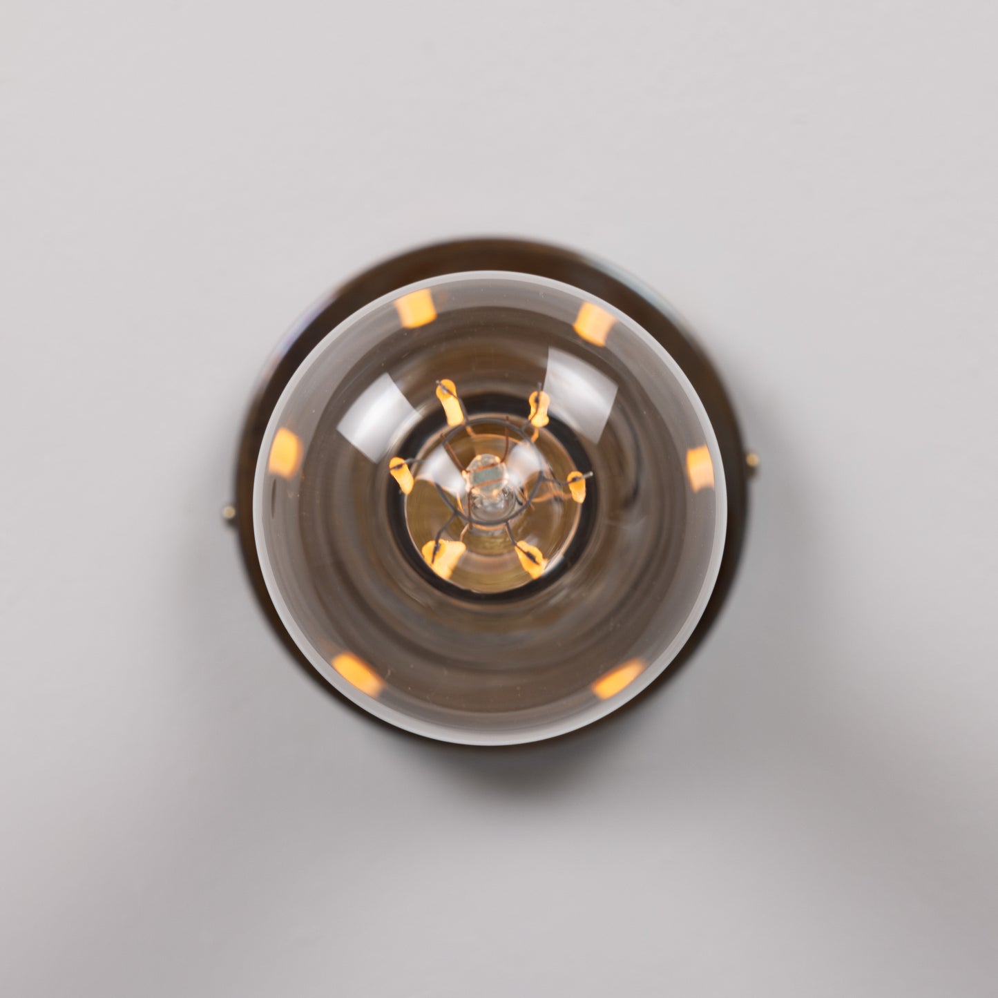 Bexter Vintage Exposed Bulb Flush Ceiling Light