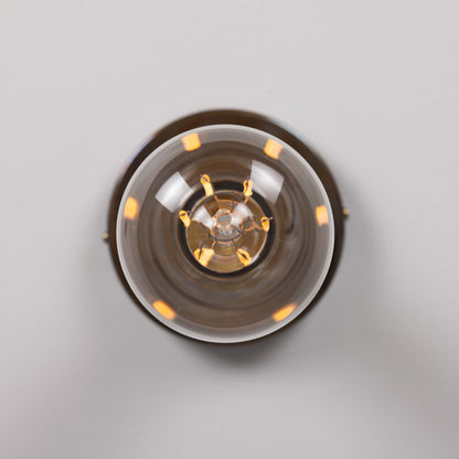 Bexter Vintage Exposed Bulb Flush Ceiling Light