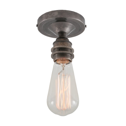 Bexter Vintage Exposed Bulb Flush Ceiling Light