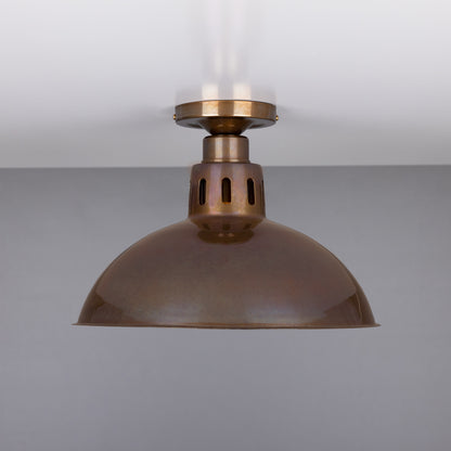 Paris Industrial Flush Ceiling Light 30cm