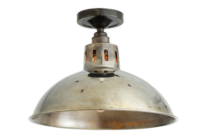 Paris Industrial Flush Ceiling Light 30cm