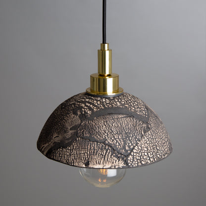 Kingii Ceramic Dome Bathroom Pendant Light 20cm IP44