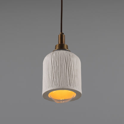 Osier Organic Ceramic Bathroom Pendant Light 11.5cm IP44