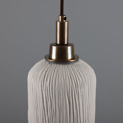 Osier Organic Ceramic Bathroom Pendant Light 11.5cm IP44