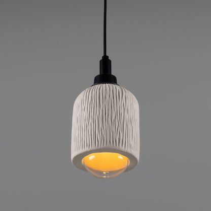 Osier Organic Ceramic Bathroom Pendant Light 11.5cm IP44