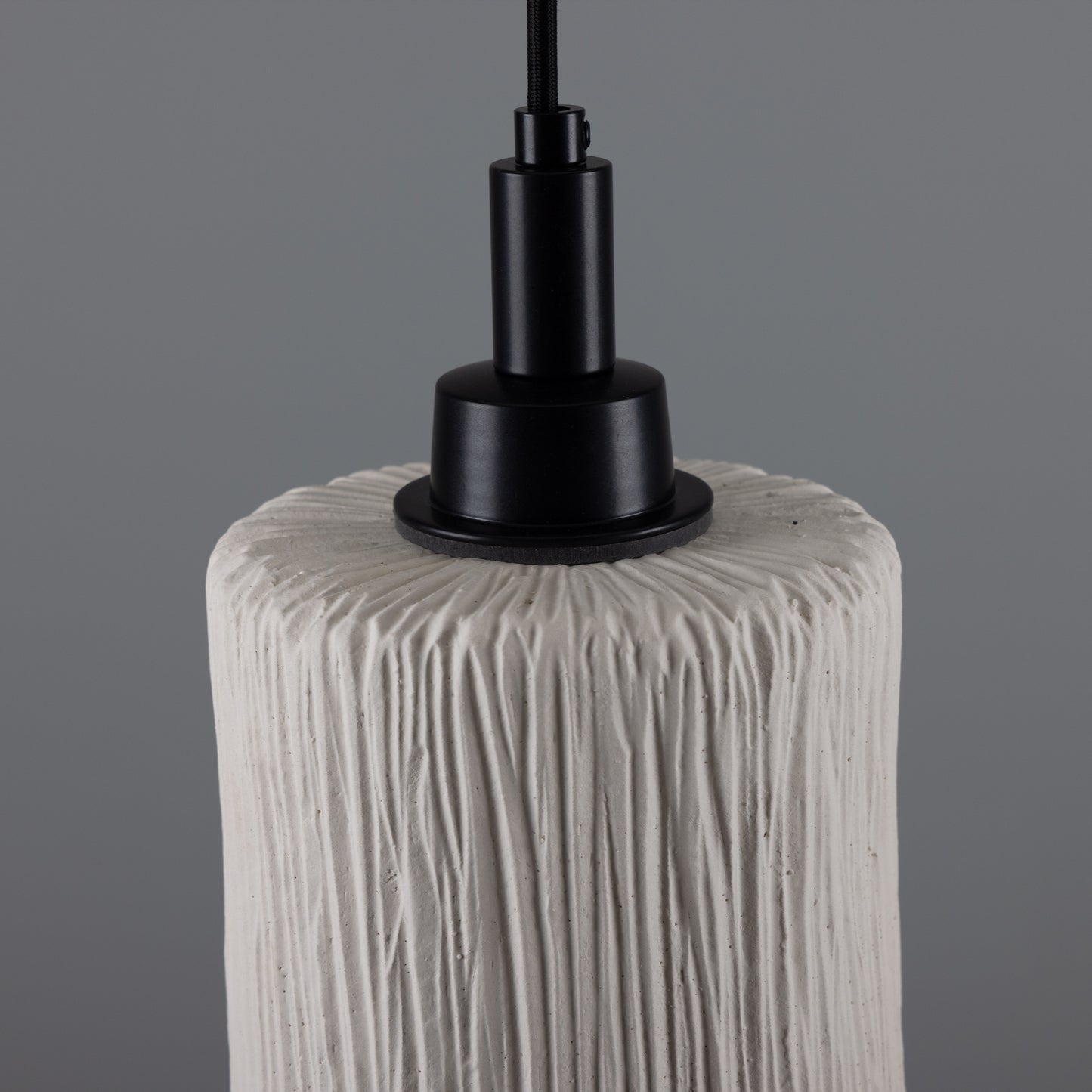 Suspension cylindrique en céramique organique Senna pour salle de bain, 12 cm, IP44