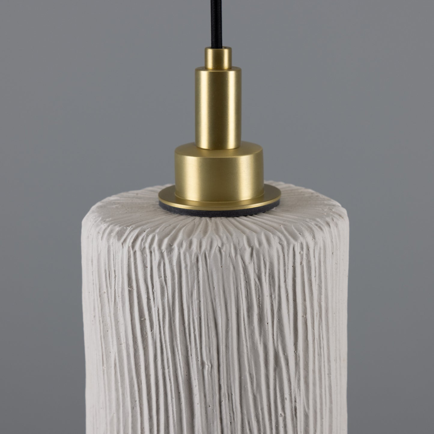 Suspension cylindrique en céramique organique Senna pour salle de bain, 12 cm, IP44