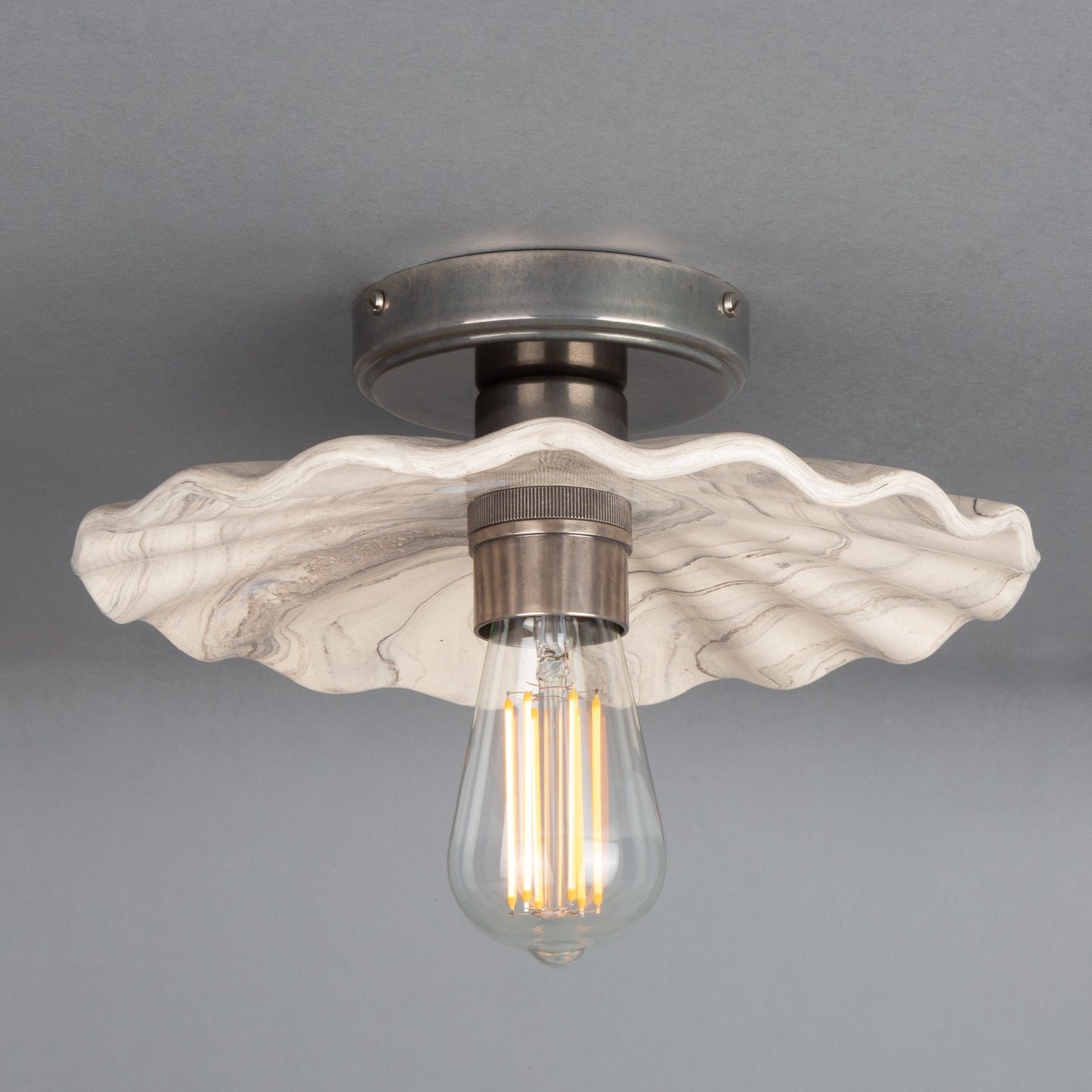 Kapok Organic Ceramic Ceiling Light 27cm