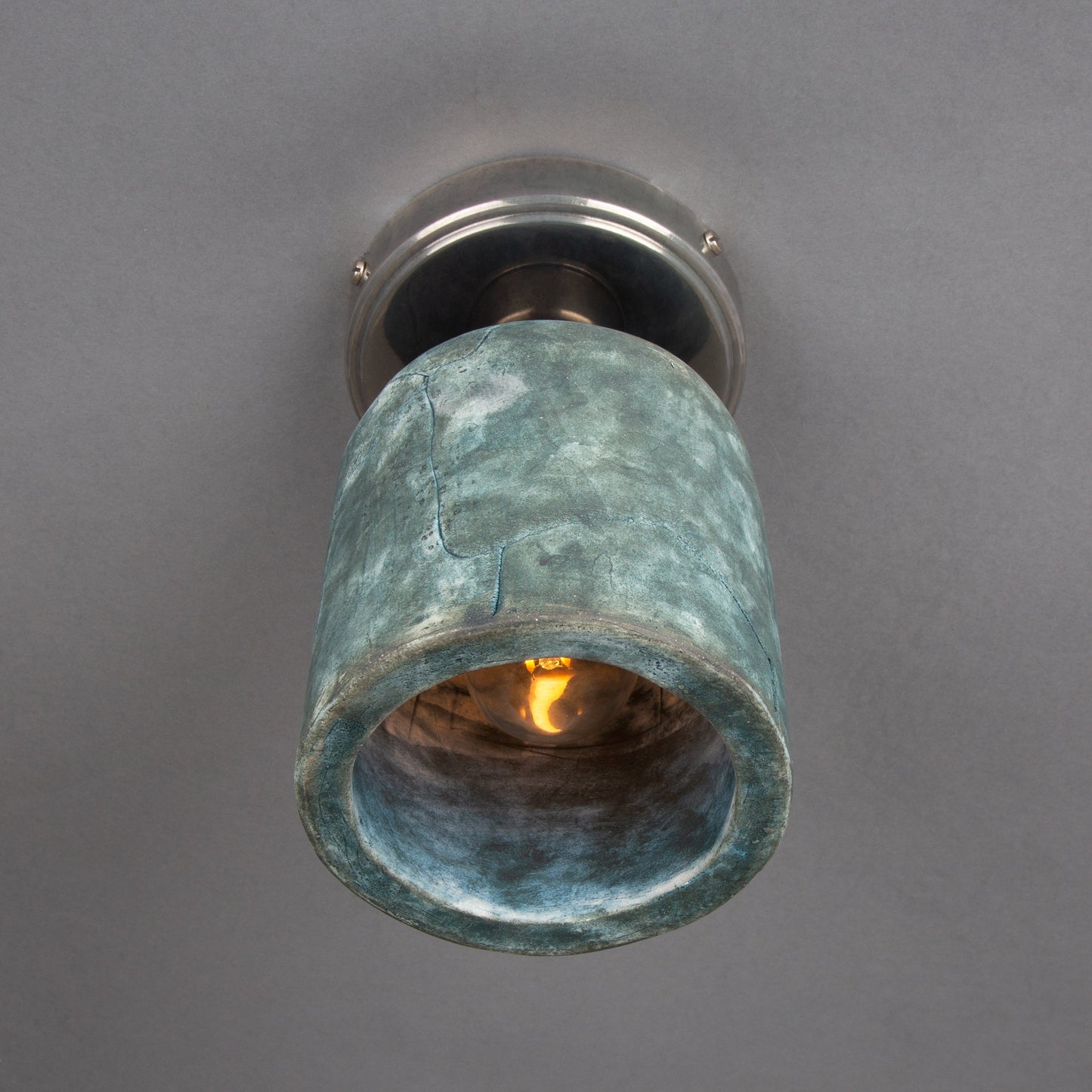 Plafonnier Osier en céramique organique 11,5 cm