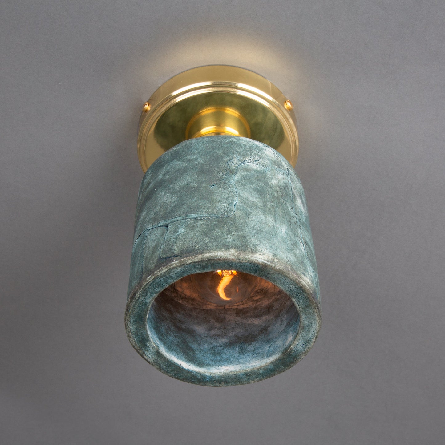 Plafonnier Osier en céramique organique 11,5 cm