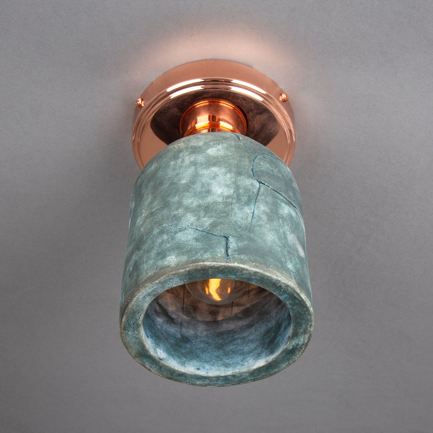 Plafonnier Osier en céramique organique 11,5 cm