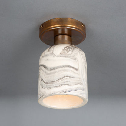 Plafonnier Osier en céramique organique 11,5 cm