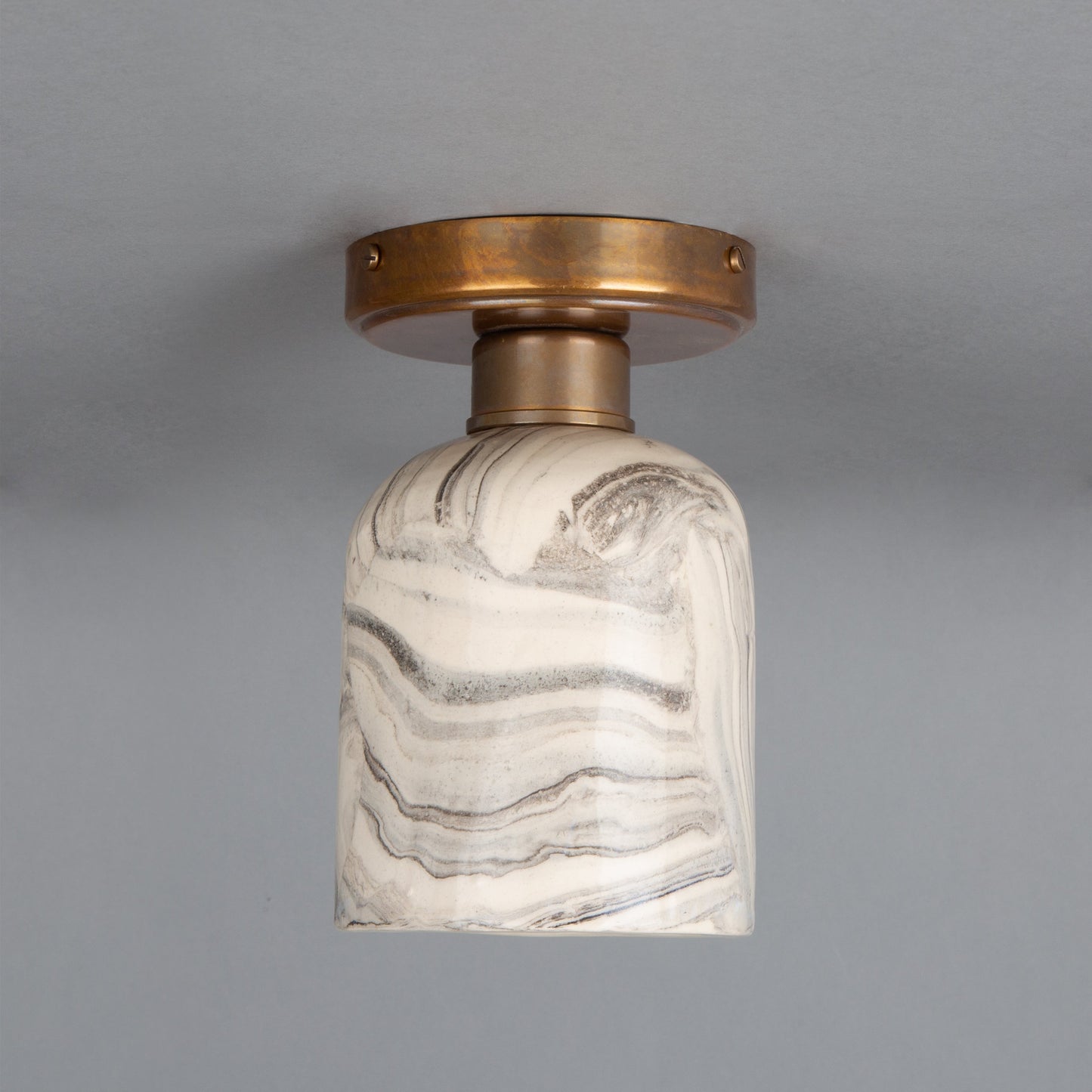 Plafonnier Osier en céramique organique 11,5 cm