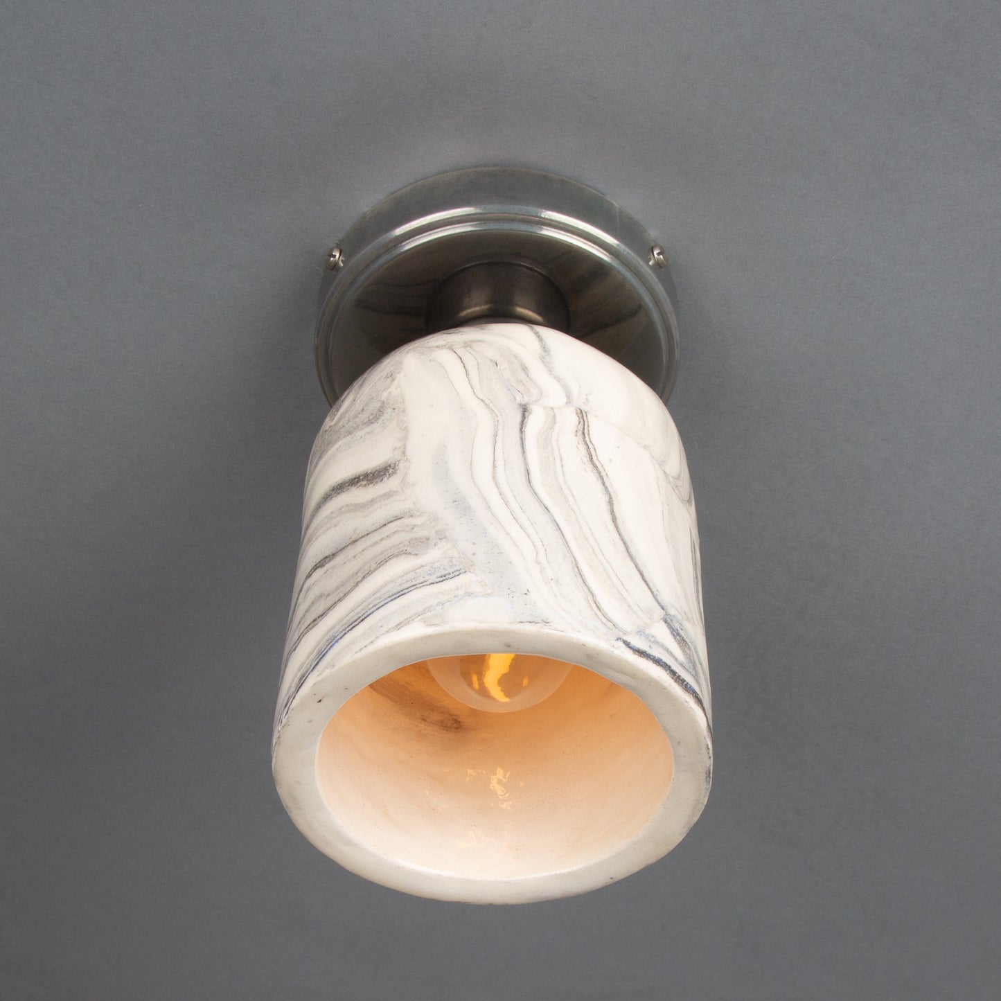 Plafonnier Osier en céramique organique 11,5 cm