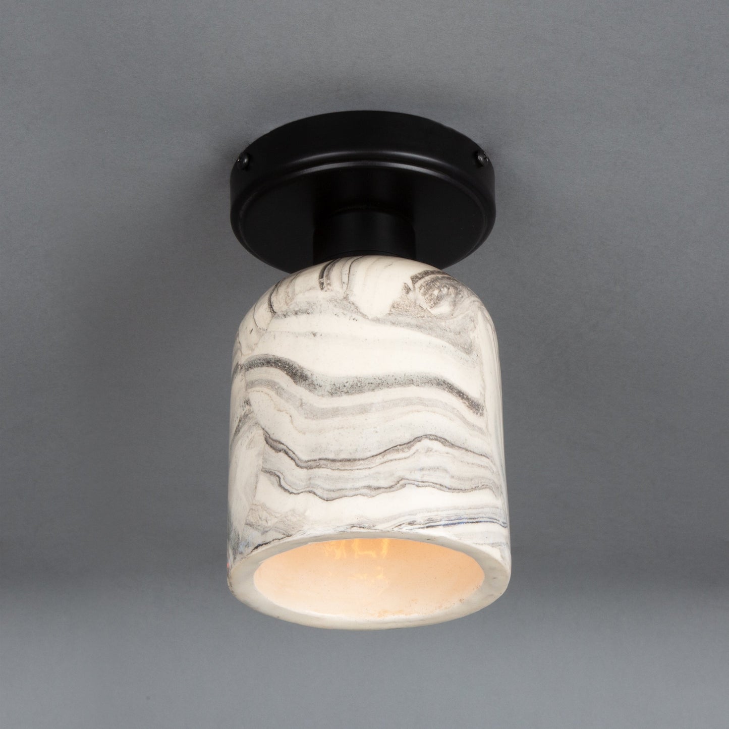 Plafonnier Osier en céramique organique 11,5 cm