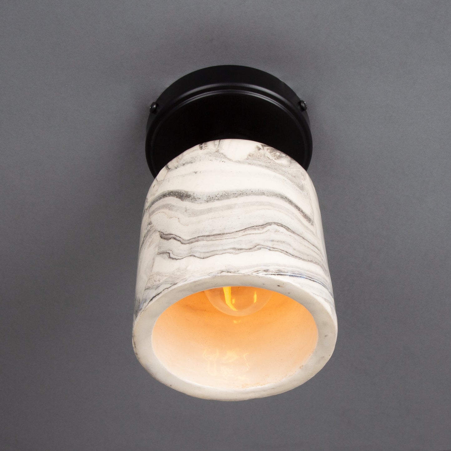 Plafonnier Osier en céramique organique 11,5 cm