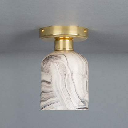 Plafonnier Osier en céramique organique 11,5 cm