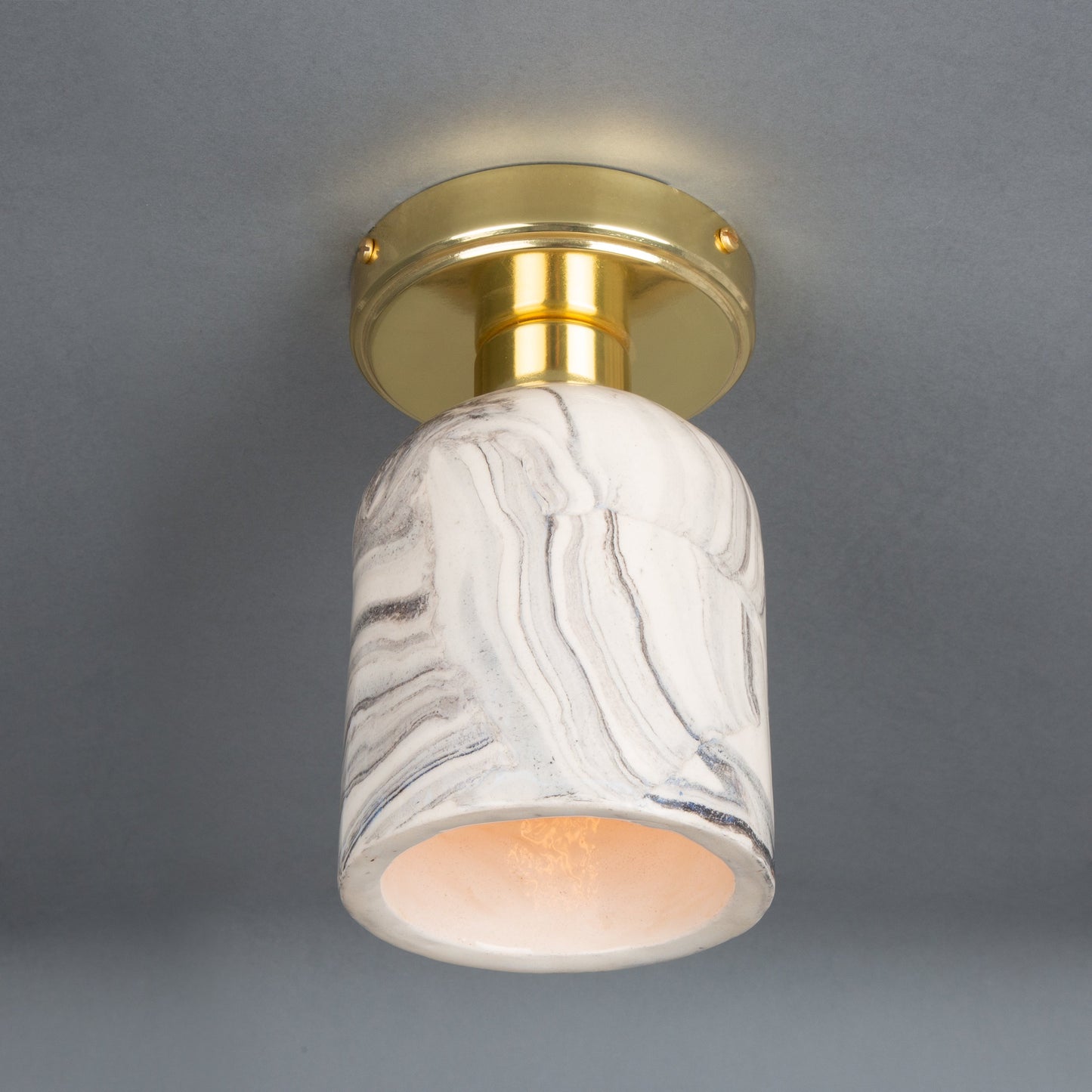 Plafonnier Osier en céramique organique 11,5 cm