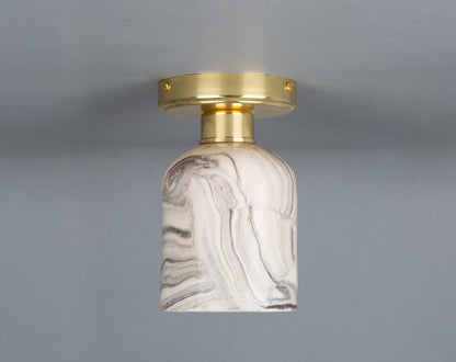 Plafonnier Osier en céramique organique 11,5 cm