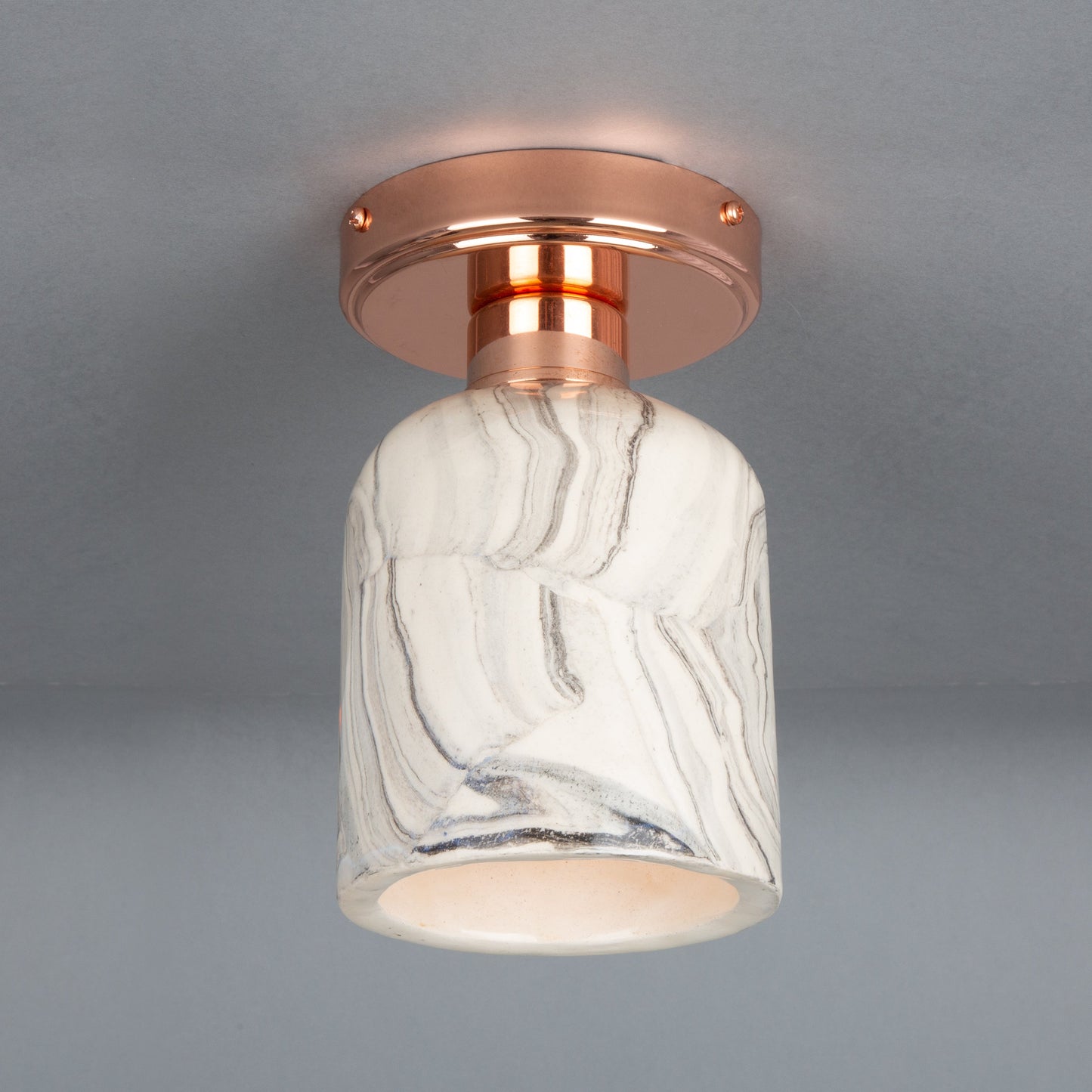 Plafonnier Osier en céramique organique 11,5 cm