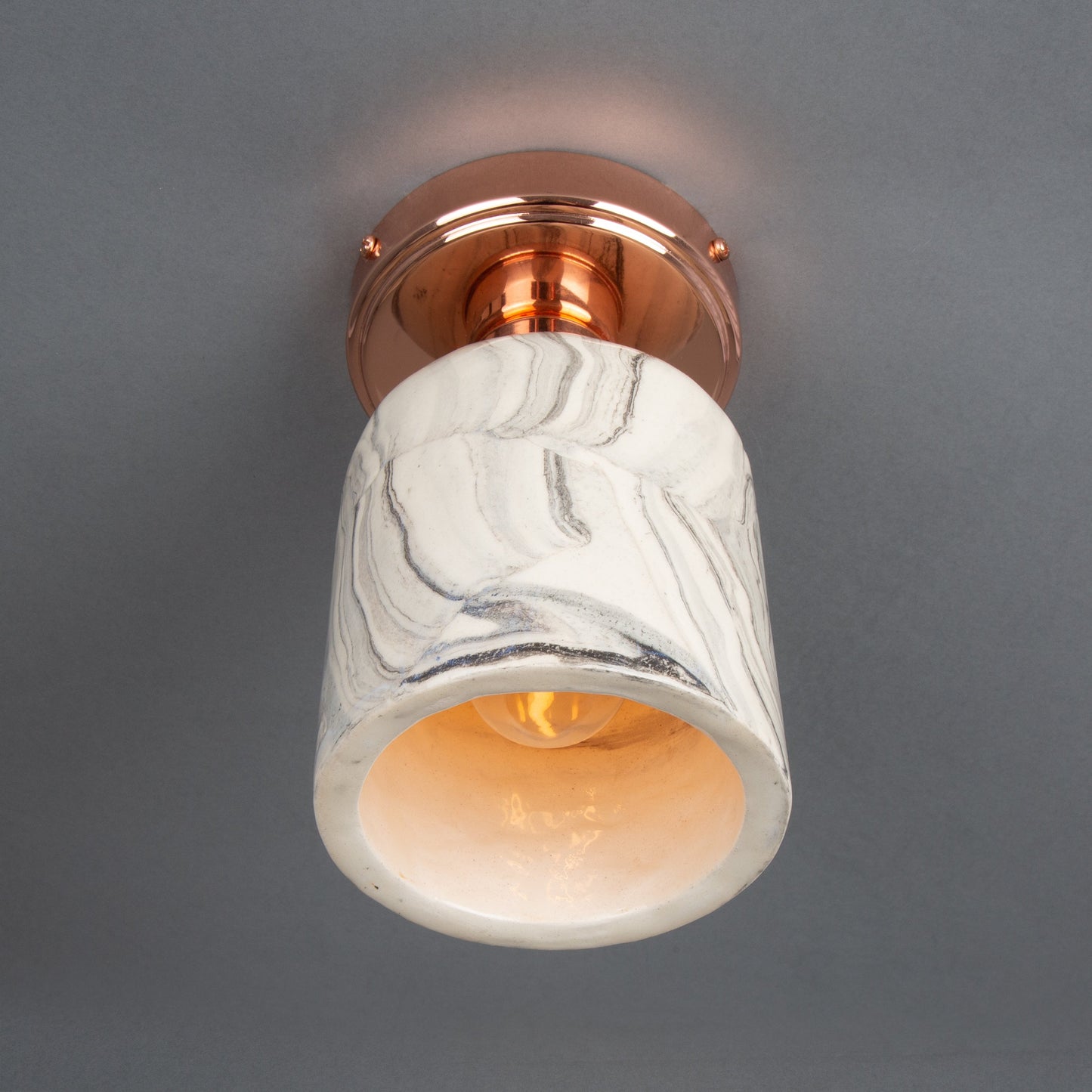 Plafonnier Osier en céramique organique 11,5 cm