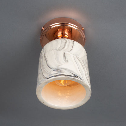 Plafonnier Osier en céramique organique 11,5 cm