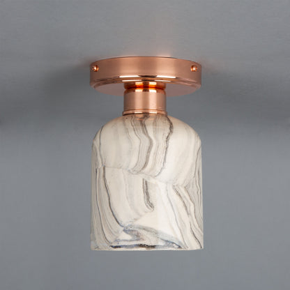 Plafonnier Osier en céramique organique 11,5 cm