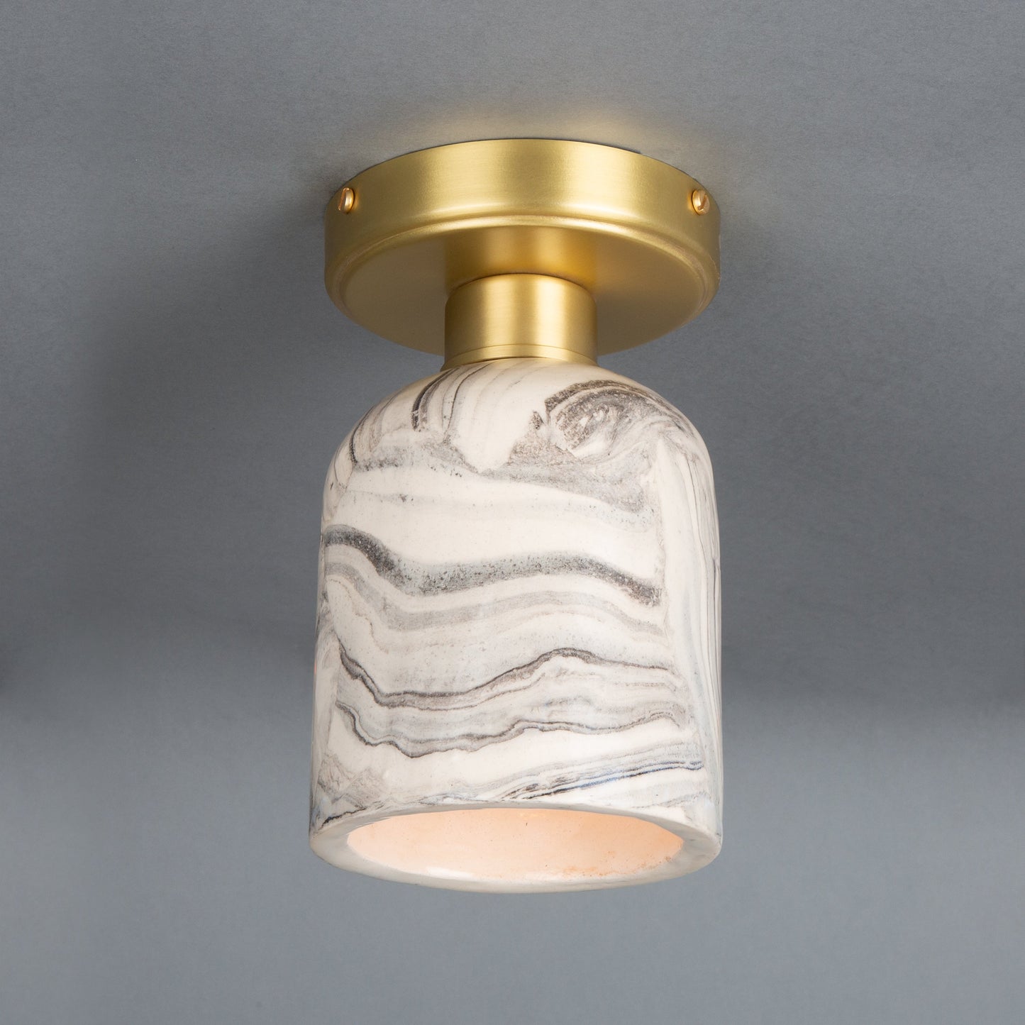 Plafonnier Osier en céramique organique 11,5 cm